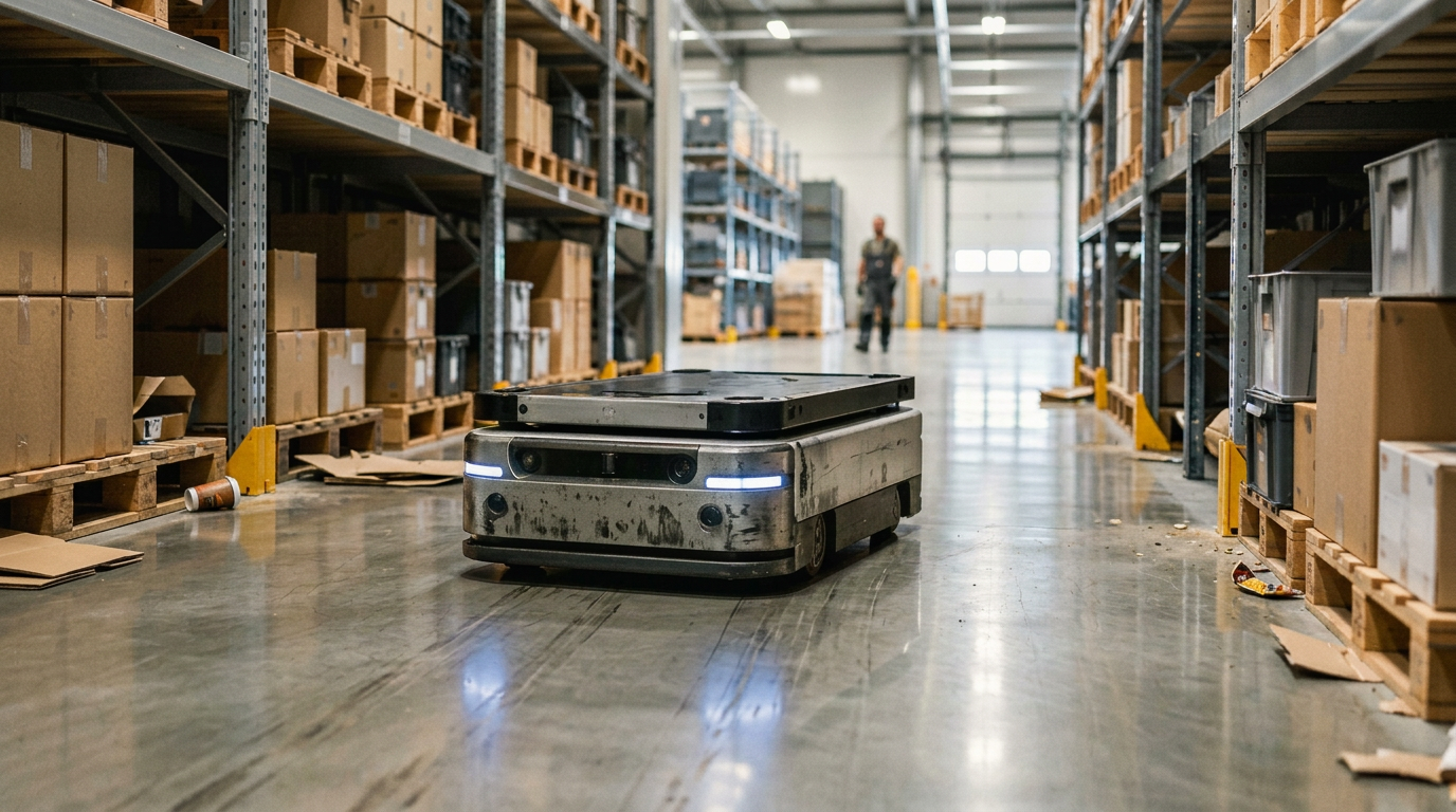 Transportroboter im Lager